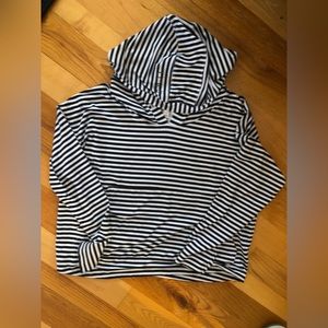 Lole lightweight striped hoodie